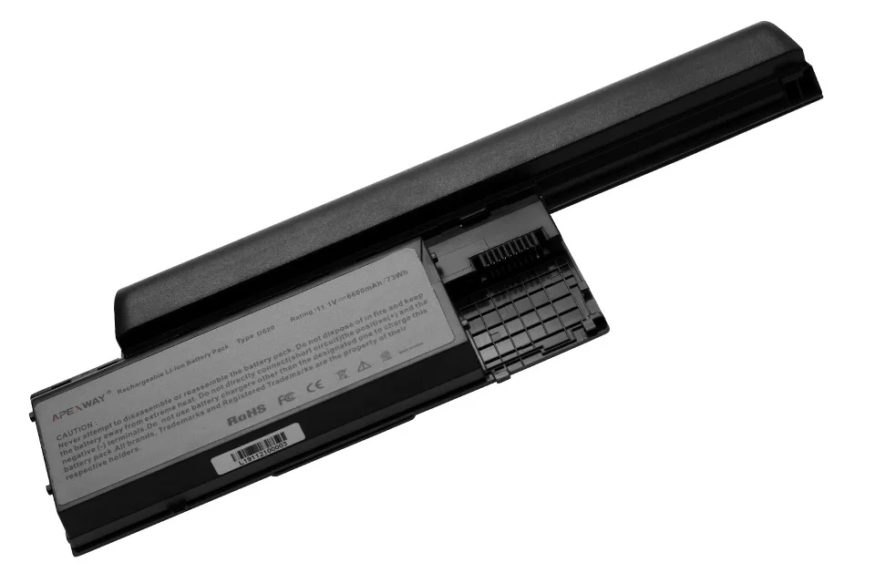 Apexway 9 ячеек 6600 мАч Батарея для Dell Latitude D620 D630 D630c D631 для точности M2300 HX345 NT379 PC764 RC126 TD116 UD088