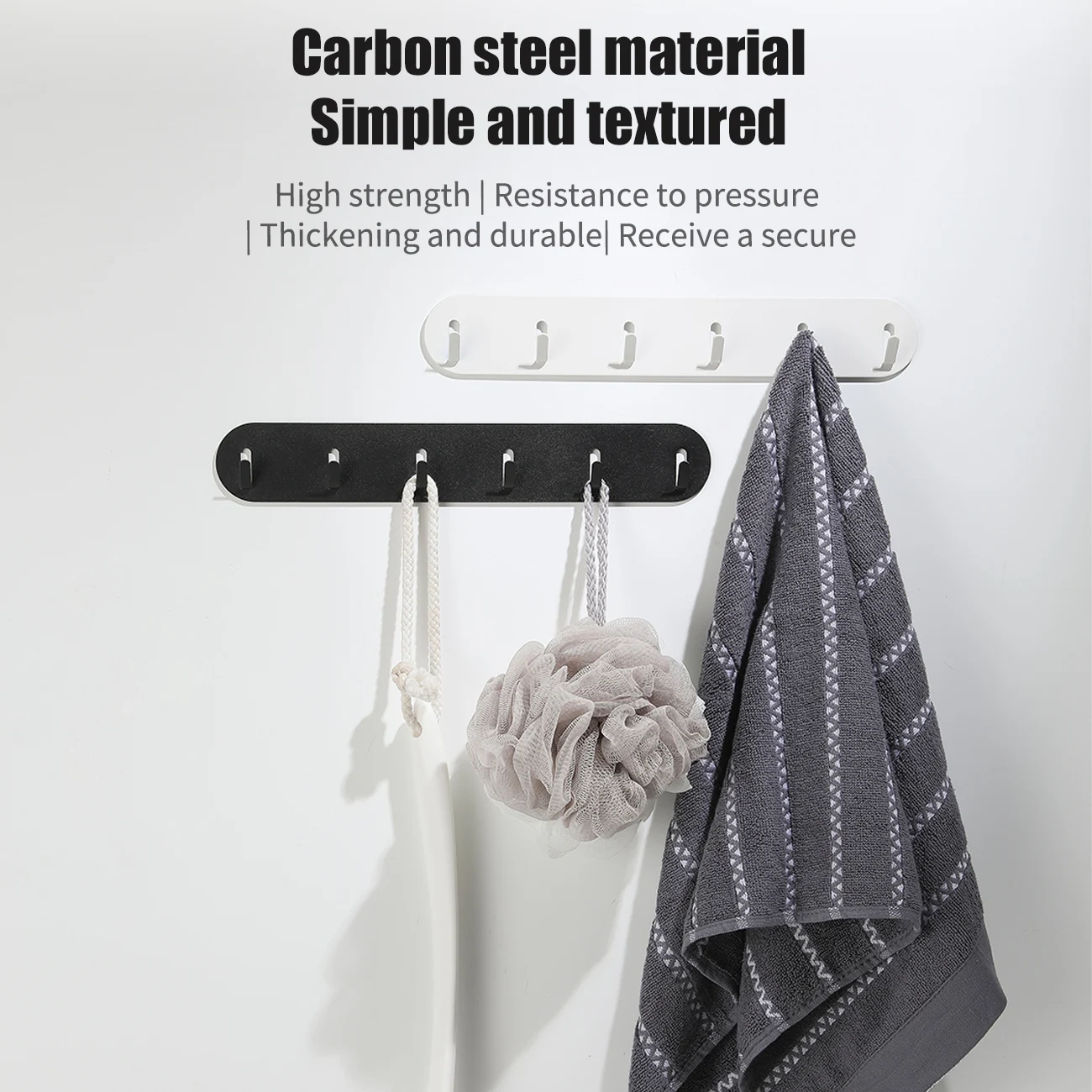 

Carbon Steel Door Hook Wall Shelves Decorative Bags Hats Holder Rack Key Holder Towel Wall Hanger Coat Clothes Hanger