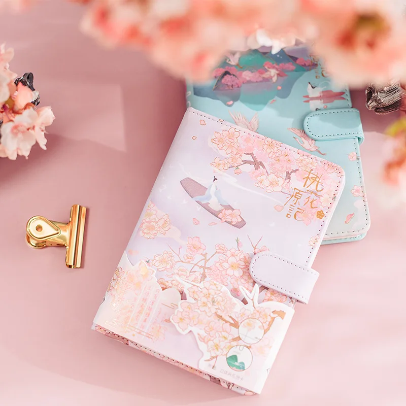 Блокнот B6 с магнитной застежкой позолоченный тетрадь в старинном стиле