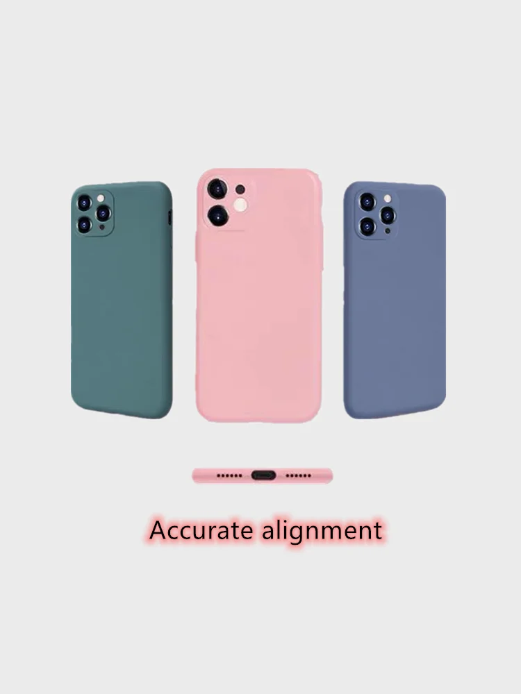 Мягкий чехол Модернизированная задняя крышка из жидкого силикона с полным