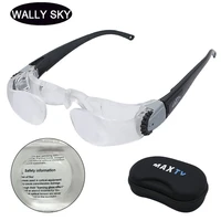 glasses magnifier maxtv for television helmet magnifier headband magnifying glass people with distance low vision astigmatism