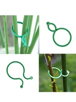 50 pcs vine strapping plant support clips for garden patio bundled buckle ring tool fasten stand holder fixed supporting