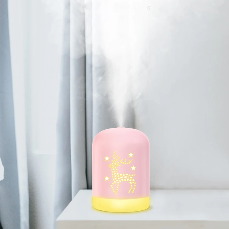 Автомобильный диффузор 340 мл симпатичный белый олень увлажнитель воздуха