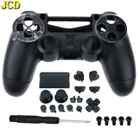jcd 1set full plastic hard shell buttons mod kit for jdm 001 jdm 011 for ps4 controller housing cover case w screw tool