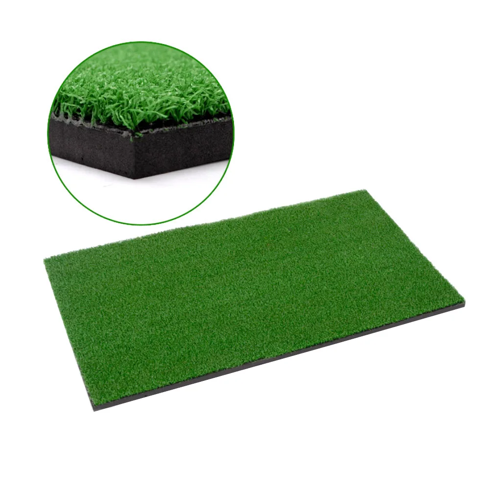 

Indoor Outdoor Golf Practicing Training Tee Hitting Mat Pad Free Ball Tray