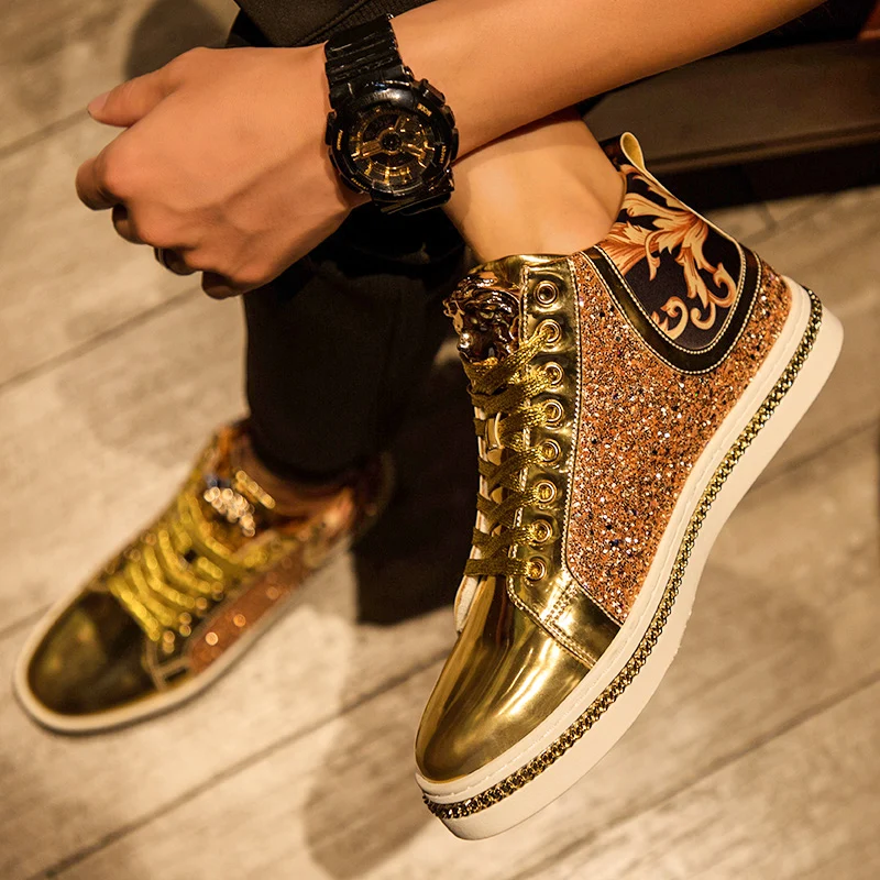 Winter Ankle boots Men Shoes luxury brand Fashion Leather Boots For Men Casual Waterproof Flat Male Shoes chunky Sneakers