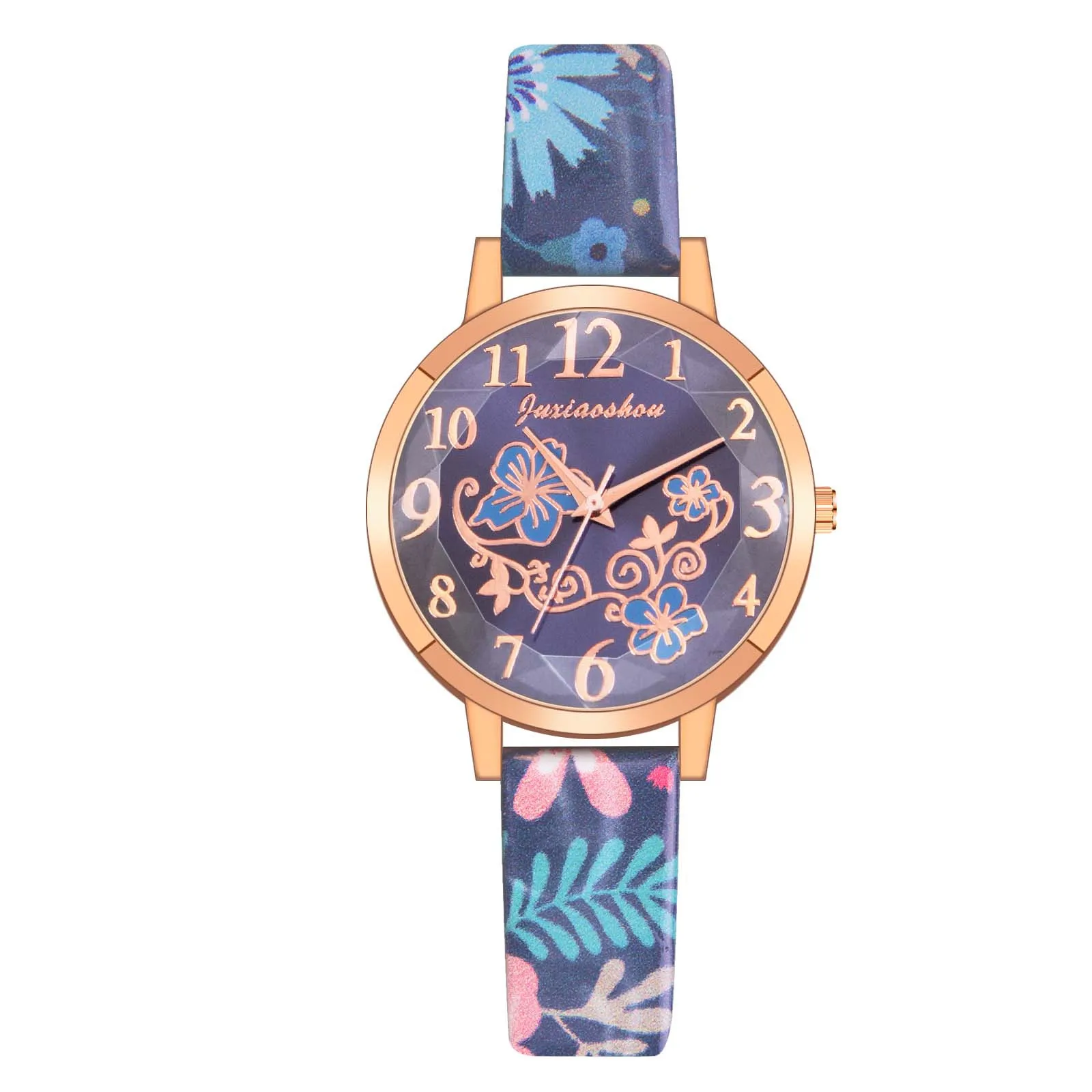 

Reloj De Mujer Women's Watches Casual Quartz Leather Strap Band Watch Round Analog Clock Wrist Watches Kobiet Kwarcowe Zegarki