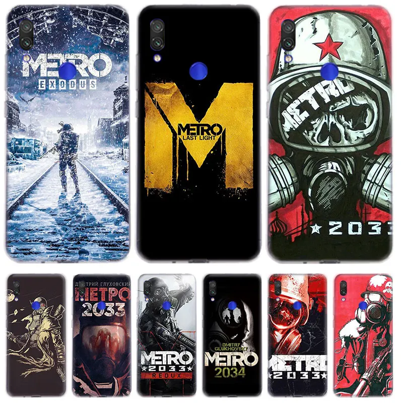 

Metro 2033 Case For Xiaomi Redmi Note 10 Pro Max 8T 9T 9S 10S 9A 9C 9 Power 8 2021 Transparent Silicone Cover Coque