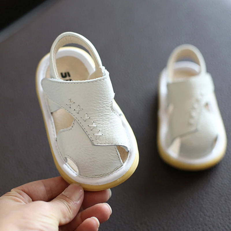 Летние сандалии для малышей Повседневные маленьких девочек и мальчиков Удобная