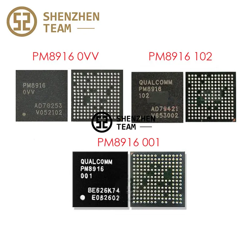 

SZteam 5pcs/lot PMIC PM8916 0VV 102 001 Power Supply IC Chips for Redmi 2 3X Xiaomi 2X Samsung J3 A8000 OPPO R7S Huawei Honor 7i