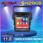 Магнитола Tesla Android 11,0, 6 + 128 ГБ, для Ford Explorer 5 2014-2019, мультимедийный проигрыватель, GPS-навигация, автомобильная стереосистема