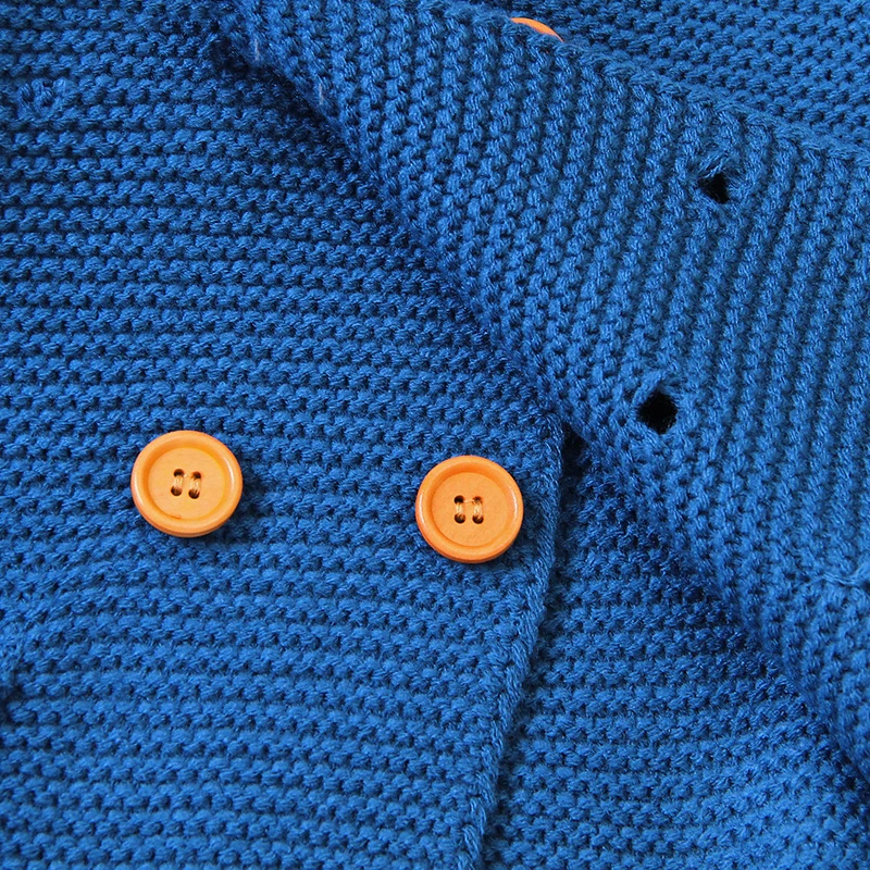 

CITRUS Winter Autumn Warm Newborn Baby Sweater Fur Hood Infant Boys Girl Knitted Cardigan Fall Outwear Children Knitwear 3-24M
