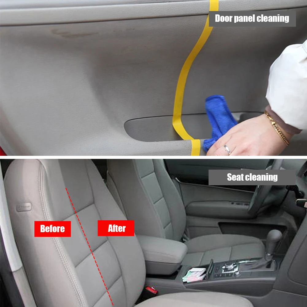 

260ml Car Interior Agent Ceiling Cleaner Home Flannel Woven Fabric Water-free Cleaning Agent Cleaning Maintenance Drop Shipping