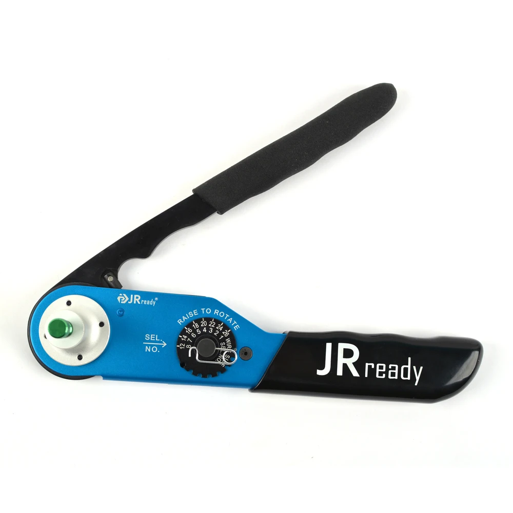 

JRready JRD-W2D Обжимные Щипцы, инструмент для обжима клемм проводов, ручной инструмент с 4 вмятинами, электрические щипцы, работа с 12-26 AWG