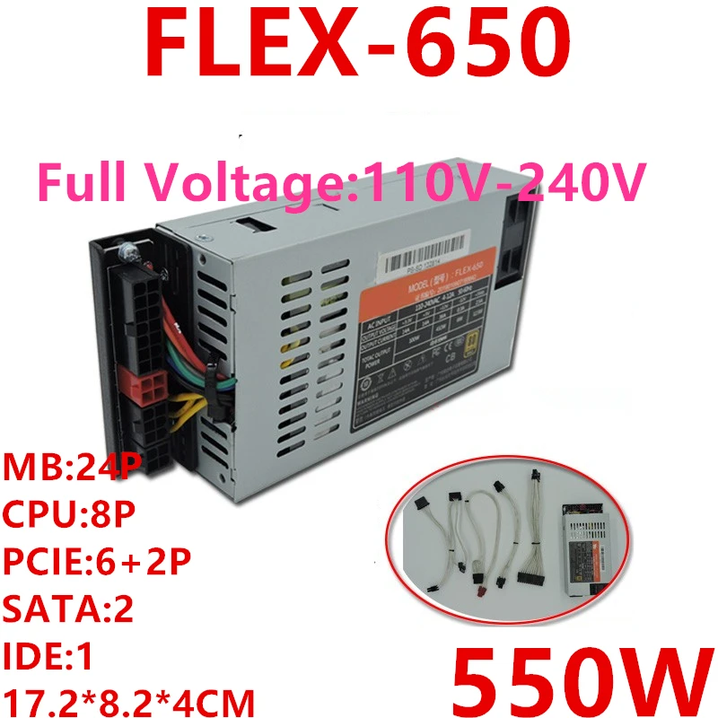 Новый оригинальный блок питания для XinHang ITX Flex Nas небольшой 1U полный модульная 80plus