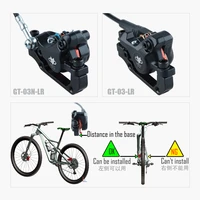 accept customization goodtaste hydraulic brake e bike mtb scooter split long oil pipe adjustable price right disc cut power off