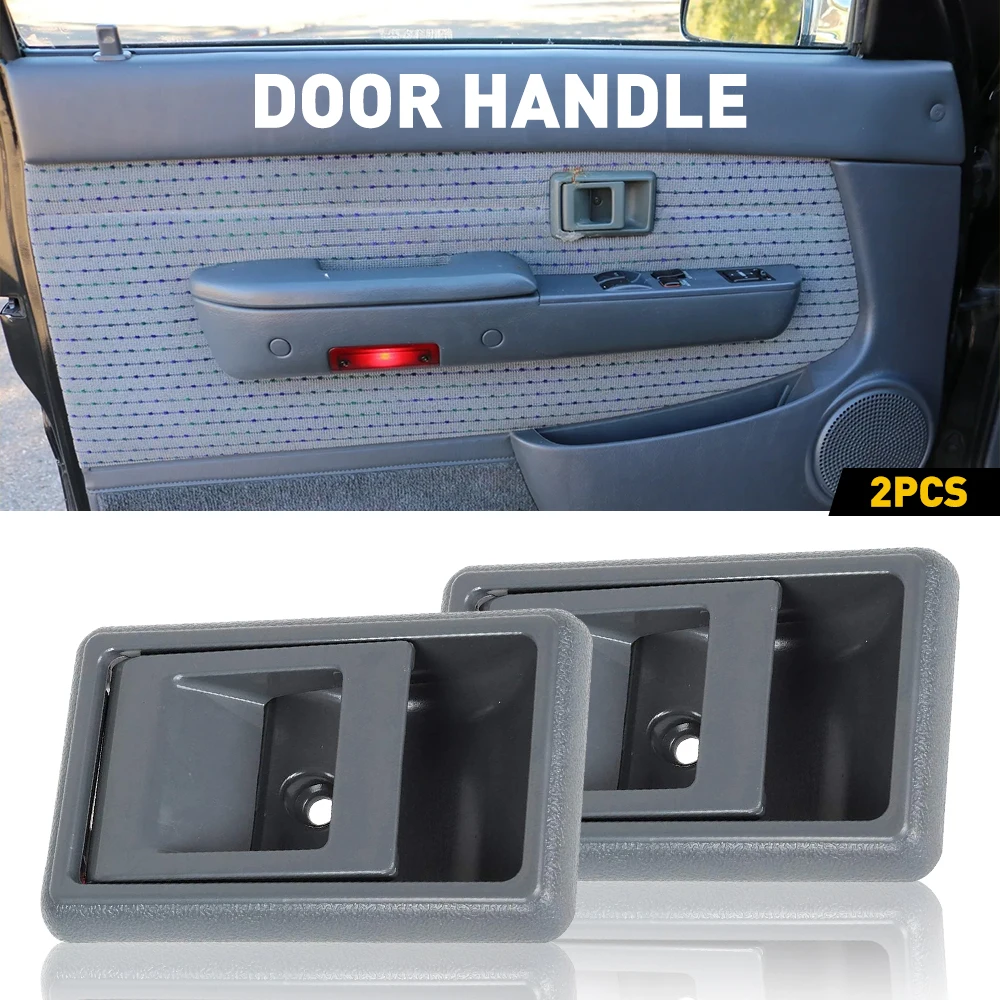 Gray Color Interior Inside Inner Door Handle For Toyota Tacoma 4Runner Corolla AWD Sedan Wagon Tercel Pickup Car Accessories