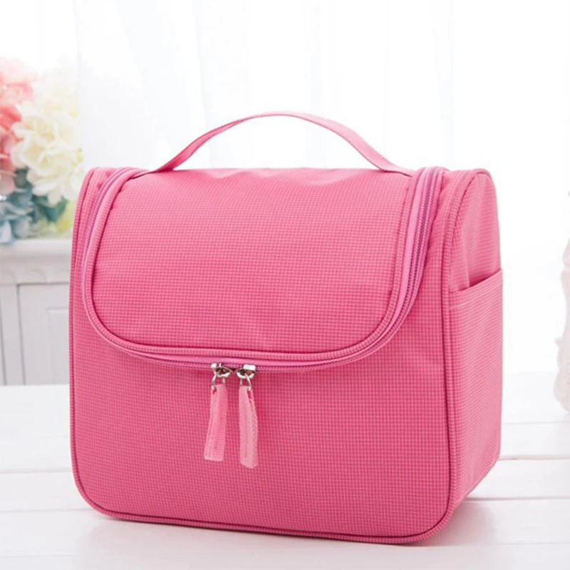 

Aosbos дорожная подвесная косметичка, водонепроницаемая сумка для туалетных принадлежностей, многофункциональная однотонная сумка-Органайз...