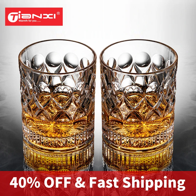 TIANXI стеклянная чашка для виски Хрустальная белое вино сока вечерние чашки вина