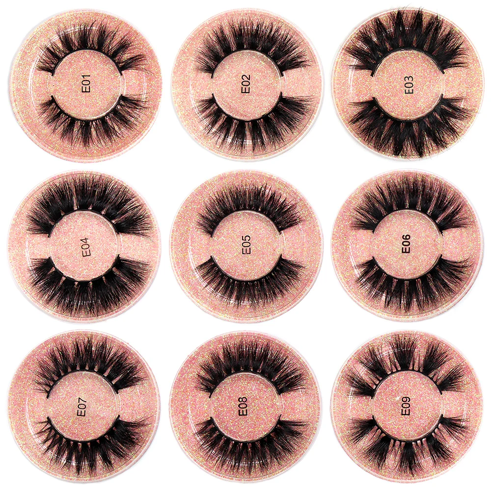 FOXESJI 30 пар/лот накладные ресницы 3D норковые натуральные длинные пушистые мягкие