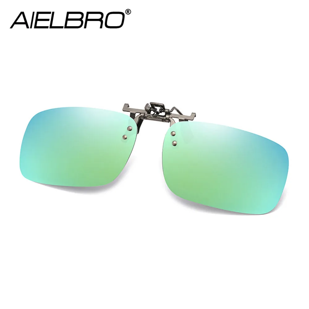 AIELBRO поляризованные солнцезащитные очки с зажимом для вождения на открытом