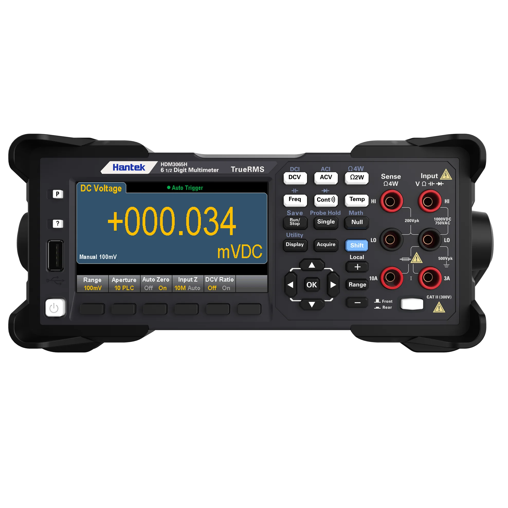 Настольный мультиметр Hantek HDM3065 6 битное разрешение считывания (2200000 отсчетов) с