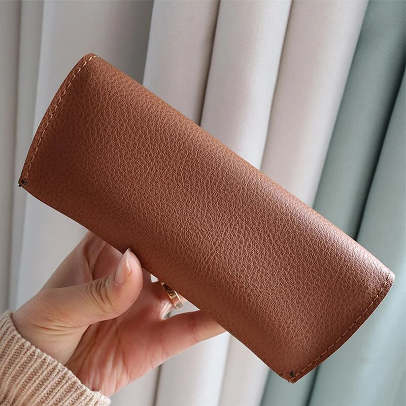 Мужской и женский портативный Чехол для очков с магнитной застежкой