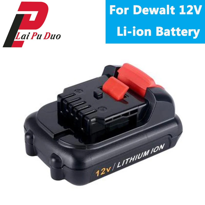 12V 2000mAh литий ионный аккумулятор для Dewalt DCB120 DCB100 DCT410S1 DCT414S1 DCL510 DCF610 DCF610S2 DCD710 DCF813S2
