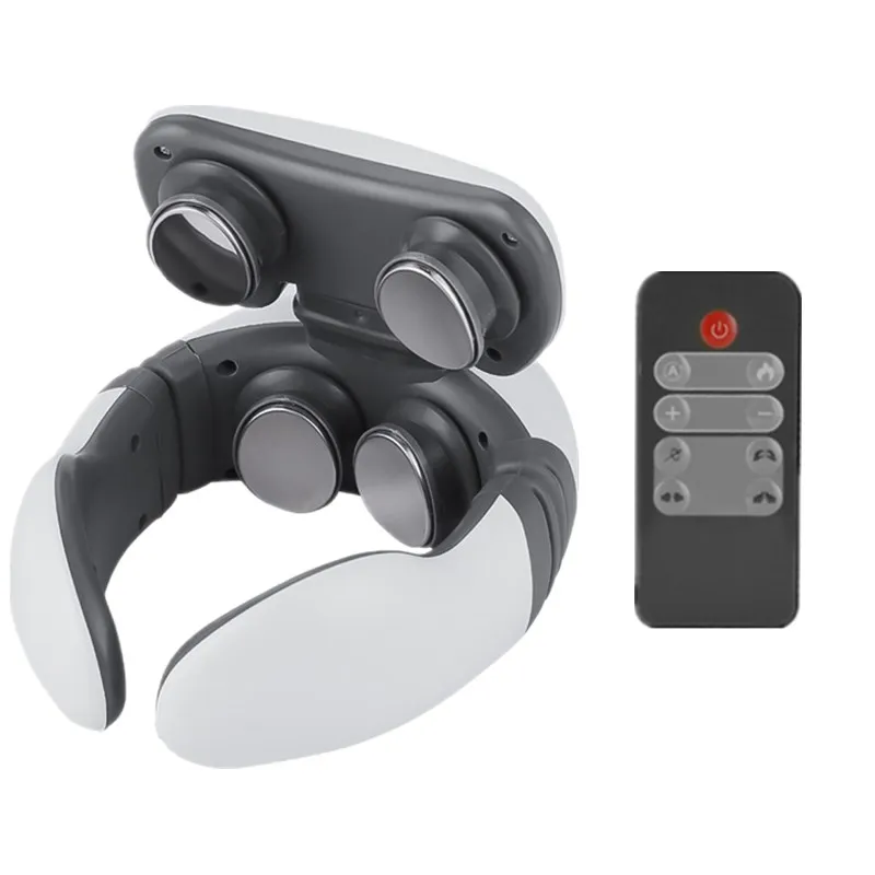 4D плавающий импульсный массажер для шеи с пультом дистанционного управления