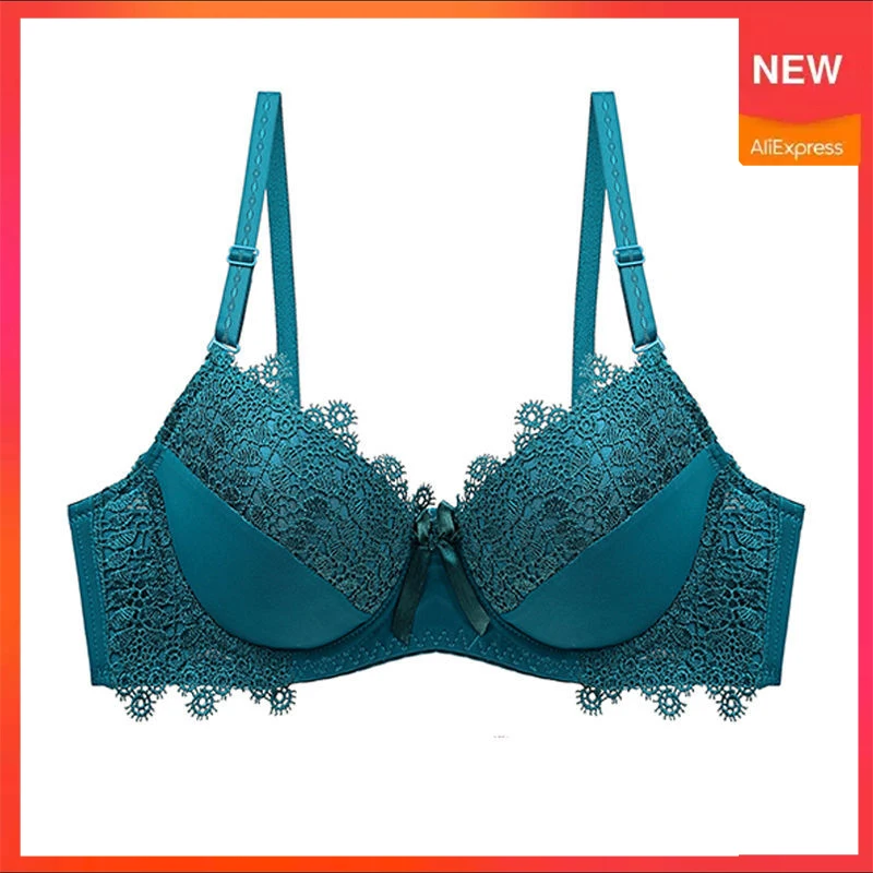 

Push Up Bra Underwear Fashion Lace Brassiere Big Size Lingerie Femme Hot Women's Intimates Bralette