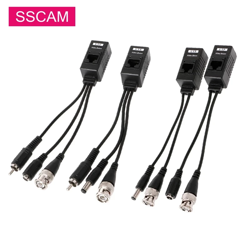 10 пар BNC к RJ45 пассивное Питание видео + аудио транссивер для HD AHD/TVI/CVI CCTV камеры |