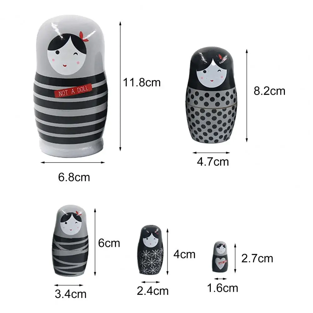 5 шт./компл. кукла бабушка с гладким краем многофункциональные прозрачные линии