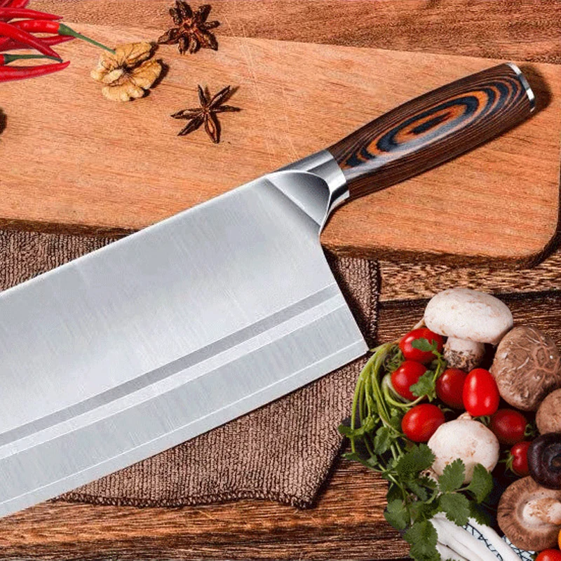 Новый профессиональный 7 дюймовый китайский нож из немецкой стали для поваров