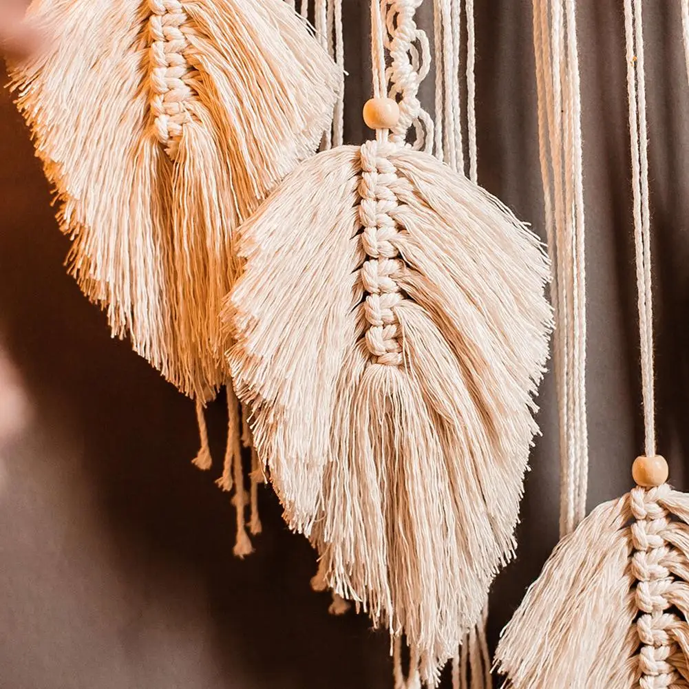 Bohemian Dream Catcher Tapestry Hand-woven Soft Wall Hanging Tassel Macrame Pendant Home Bedroom Decoration Dreamcatcher | Дом и сад