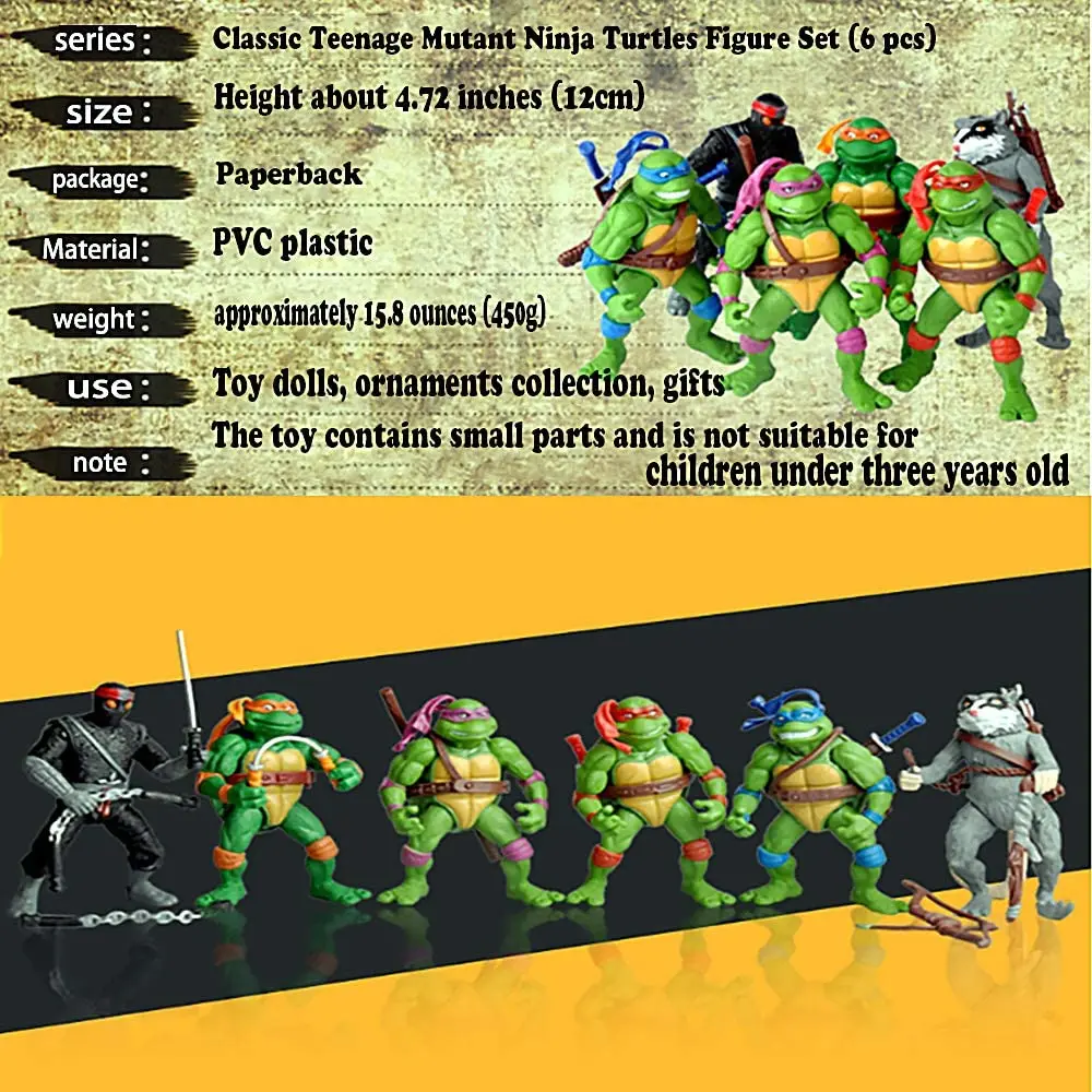 Фигурка Черепашки 12 см 6 цветов|Игровые фигурки и трансформеры| |