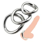 2020 Новый сверхмощный нержавеющая сталь бондаж на пенис замок петух кольцо мужской металлический Мошонка Задержка эякуляции БДСМ секс-игрушка