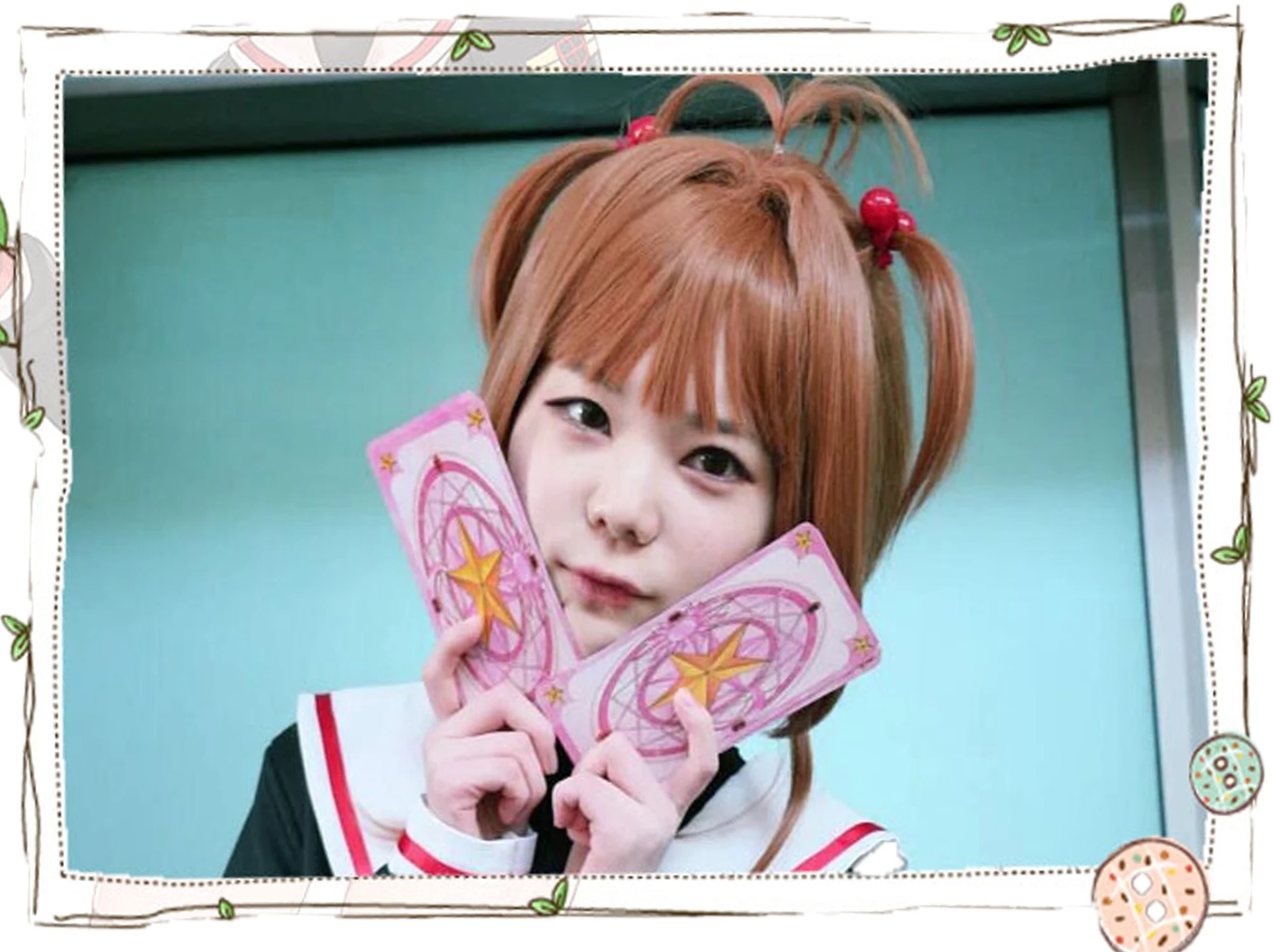 Парик для косплея LIVA GIRL парик Сакура КИНОМОТО карточки аниме костюм косплей