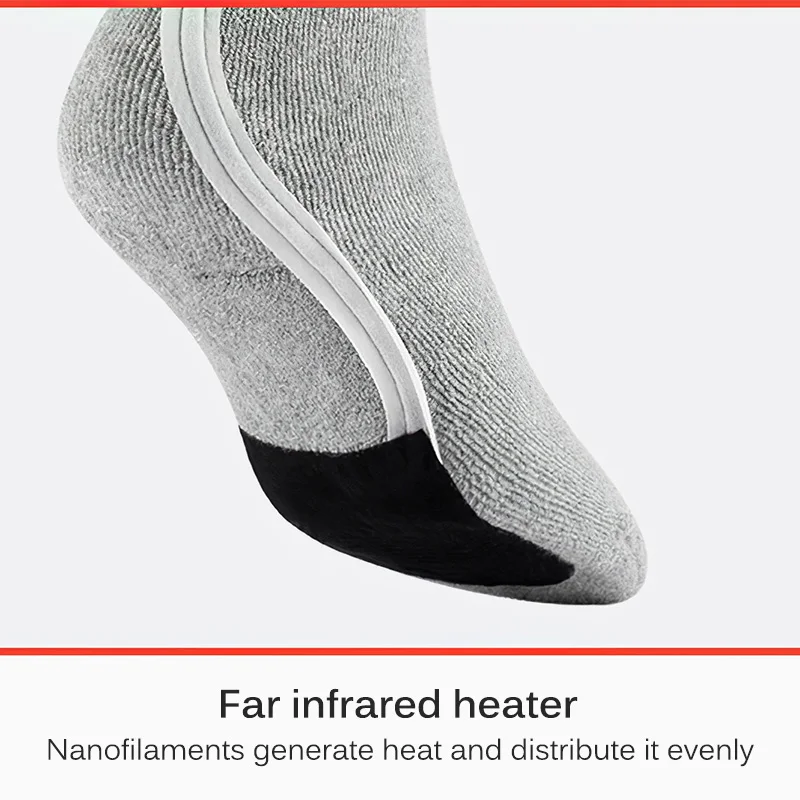 

3.7V 3 Adjustable Warmer Socks Electric Heated Sprot Socks Rechargeable For Women Men Winter Outdoor Skiing Cycling Sport Heate