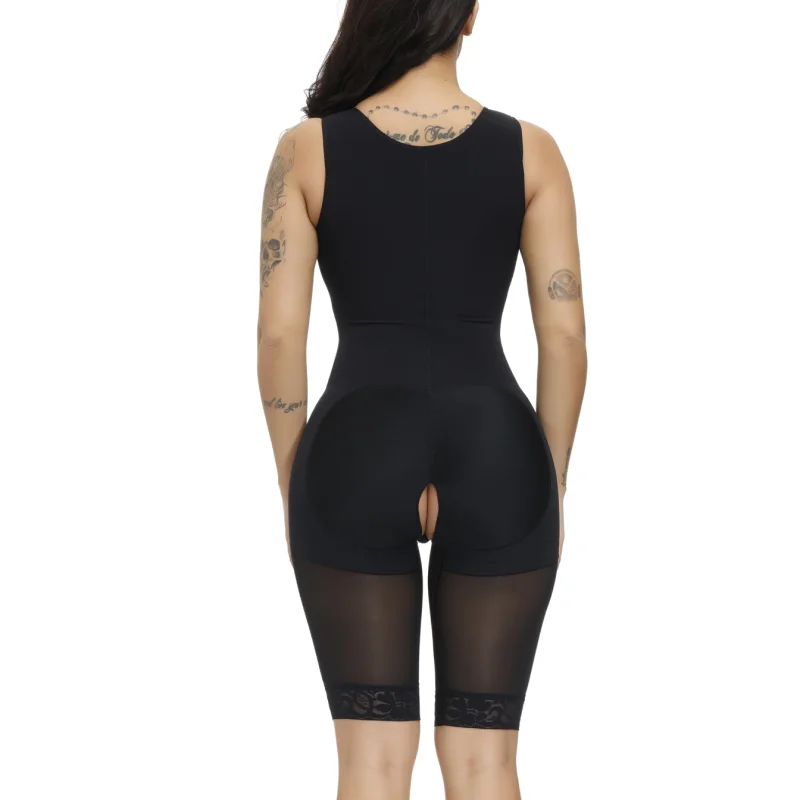 Компрессионная одежда Fajas для женщин Корректирующее белье похудения корсет