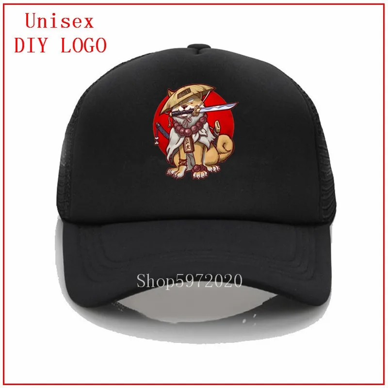 Собака Шиба ину самура Акита Япония Ронин кавайи черная Жизнь Материя Кепка