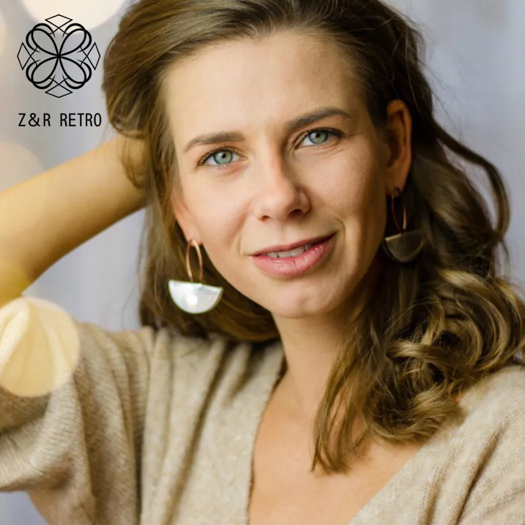 Женские Геометрические металлические очаровательные серьги ювелирные изделия