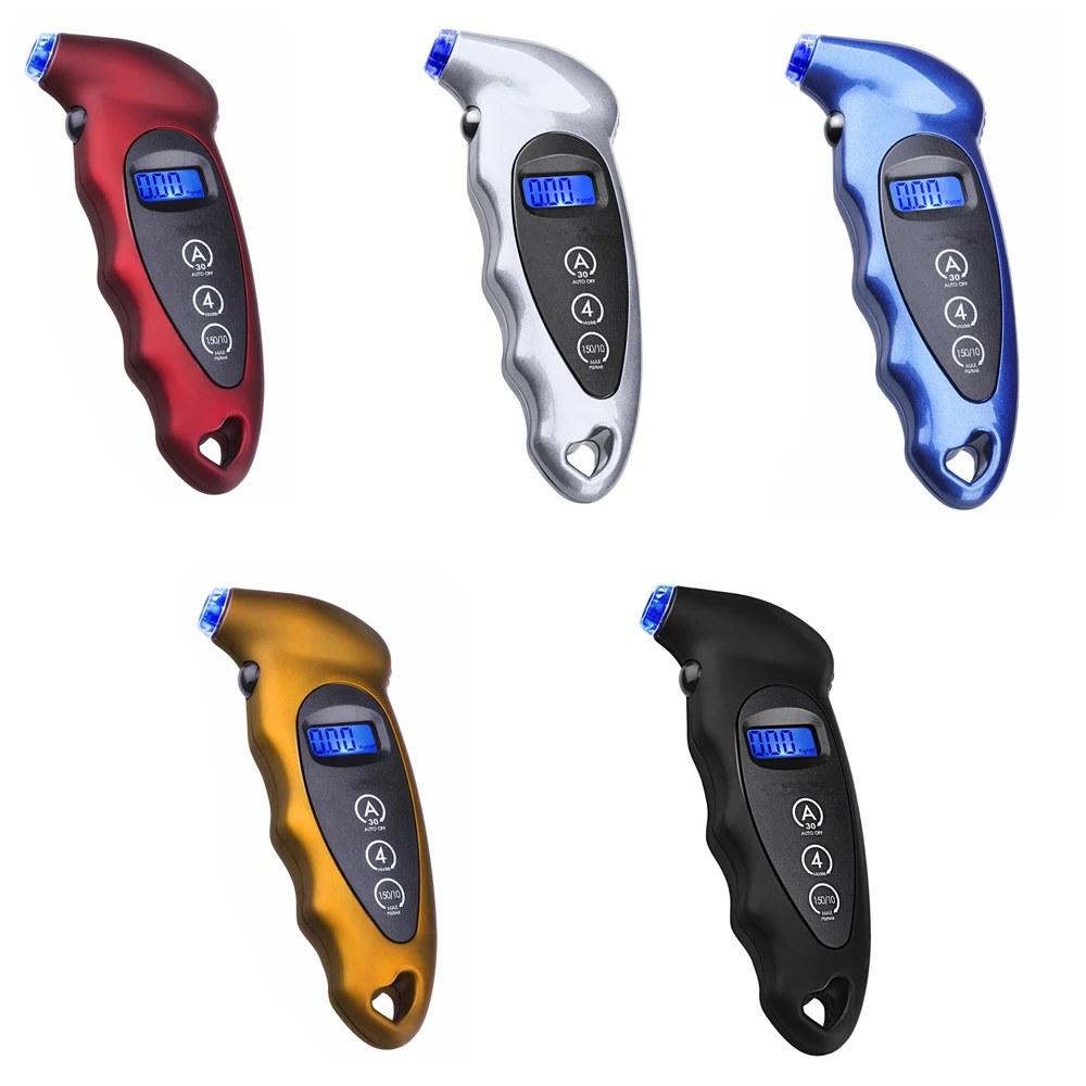 Цифровой манометр для шин автомобильный диагностический инструмент 0 150 PSI