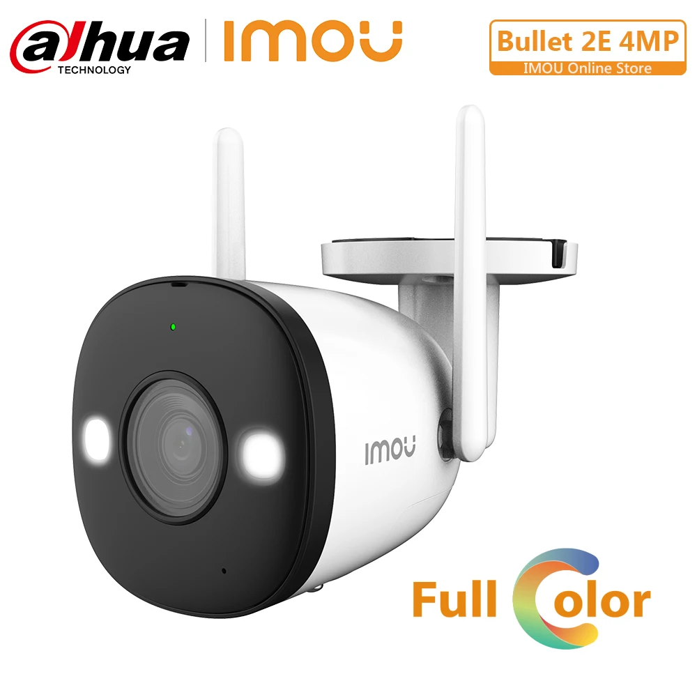 dahua imou 4mp wifi ip camera smart color night vision dual antenna soft ap mode ip67 weatherproof built in wi fi support onvif free global shipping