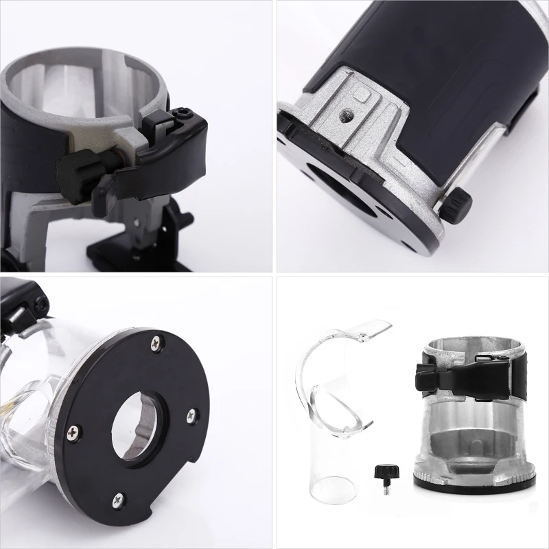 

Planer Base Vacuum Cleaner Woodworking Trimming Machine Multifunctional Aluminum Alloy Flat Angle Protection Cover