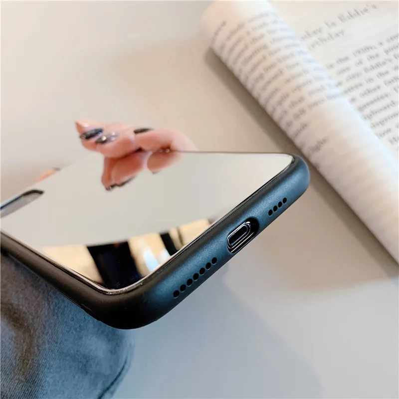 Роскошный Блестящий Алмазный зеркальный чехол для телефона iPhone 11 2019 X XS MAX XR 7 Plus 6 6S
