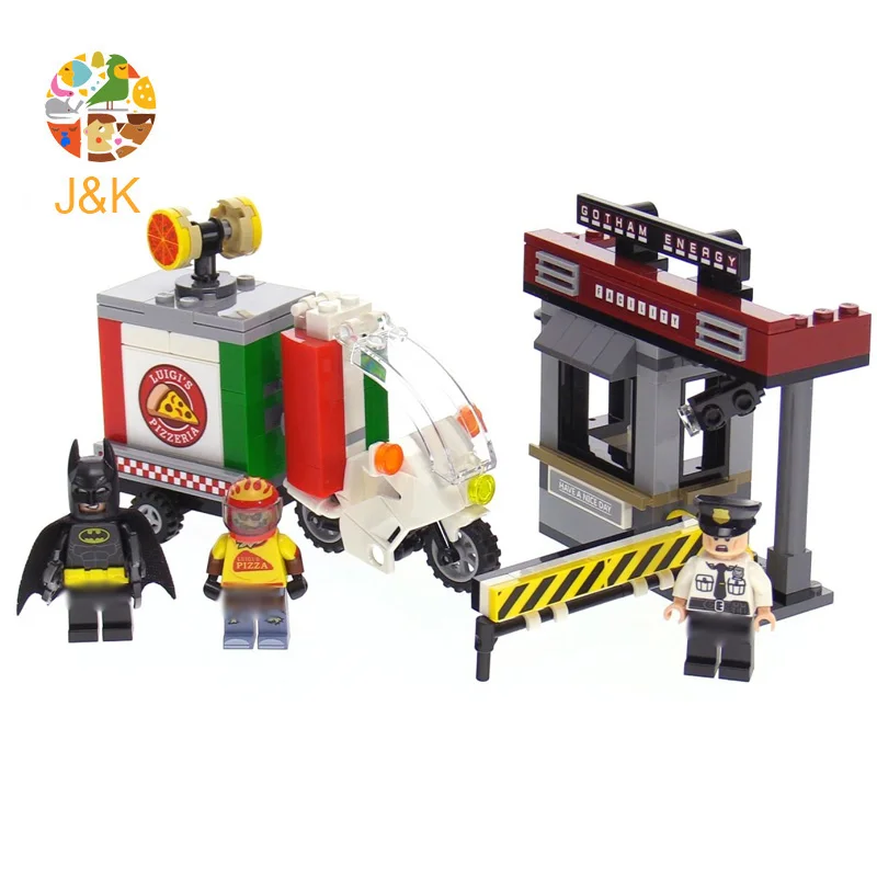 70910 204 шт Бэтмен фильм серии пугало Доставка пиццы автомобиль набор строительные