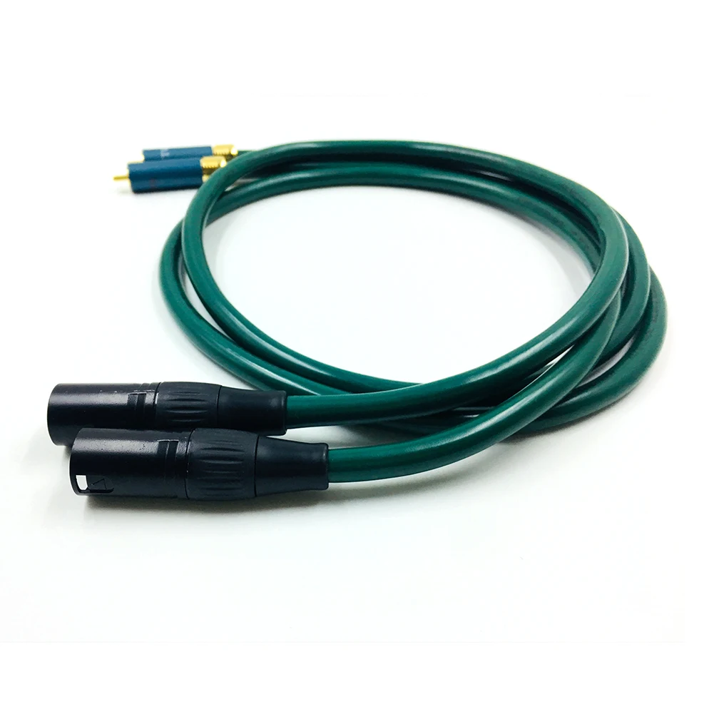 Colleimage Hifi FURUTECH OCC RCA to XLR Cable Amplifier CD Player Audio Speaker 3pin Balanced | Электроника