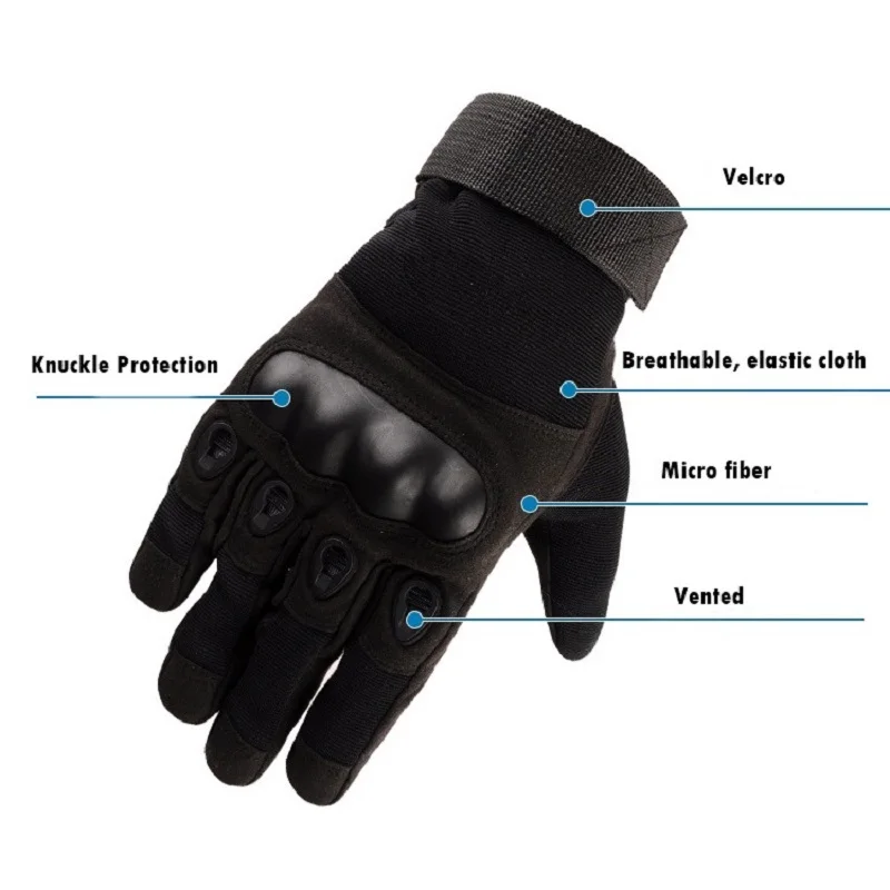 Перчатки мужские тактические перчатки с твердыми костяшками для страйкбола