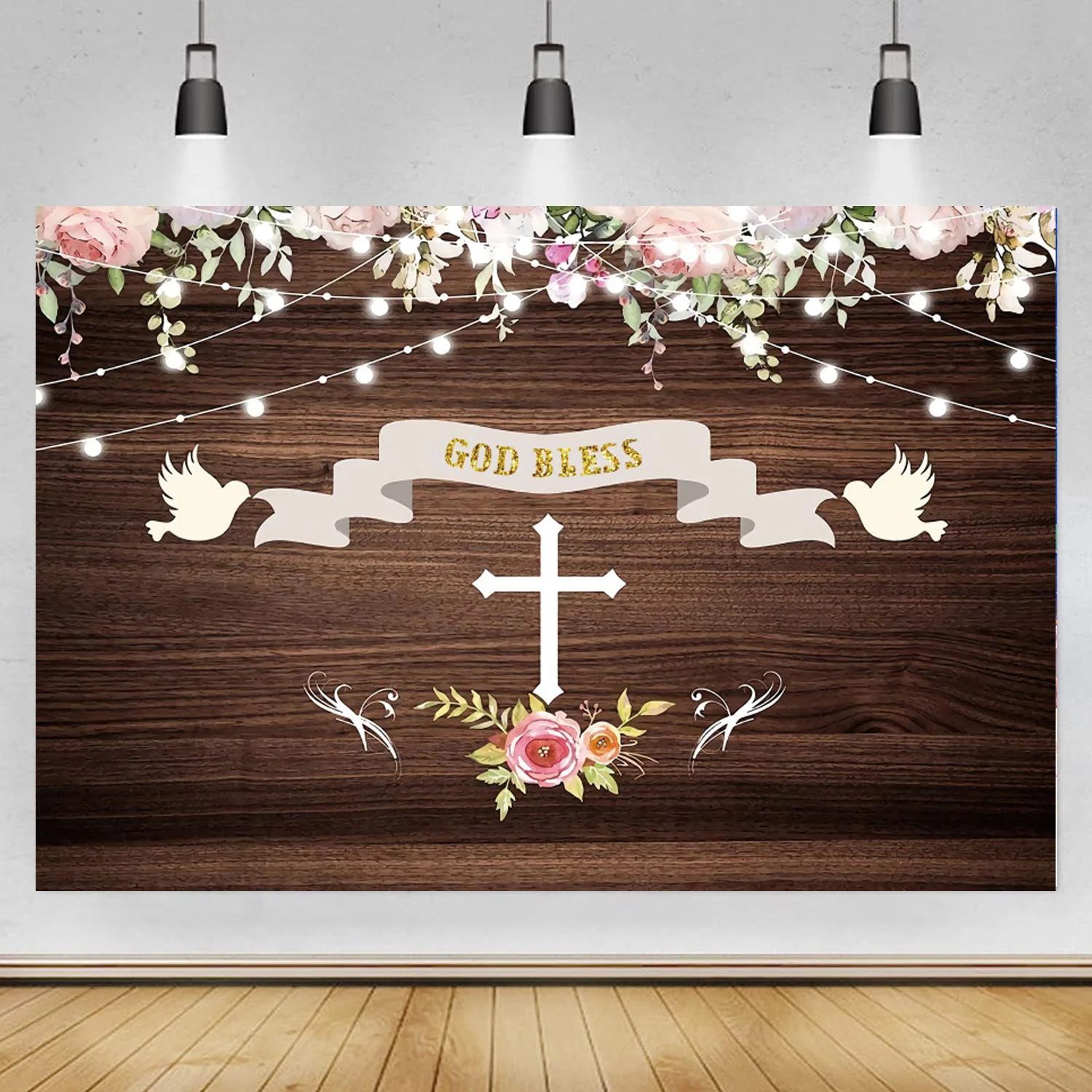 

Фон с надписью «God Bless»