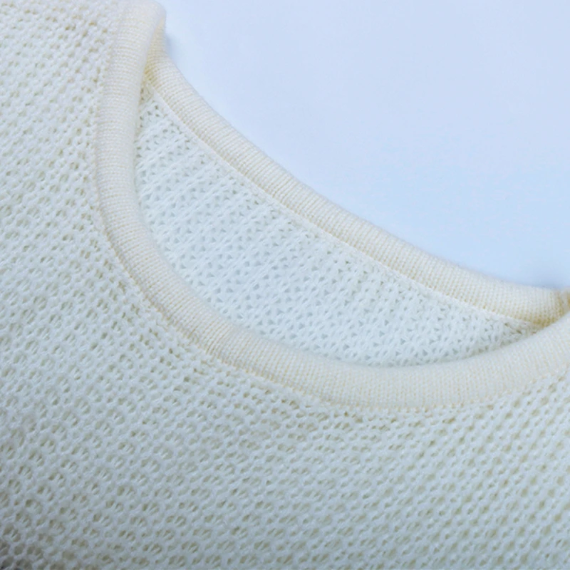 

Autumn Women's Long Sweater Striped O-Neck Knitted Female Pullover Full Sleeve Loose Splicing Fashion Casual Girl Sweater